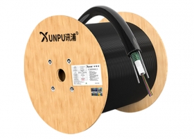 讯浦 GYXTW 单模轻铠 4-12芯室外光缆 中心管束式光缆光纤线 100米、1000米