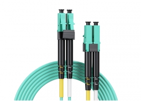 讯浦 万兆多模光纤跳线 OM3-150双芯 LC-LC双UPC接头50/125um 低烟无卤跳线 1.5米~15米
