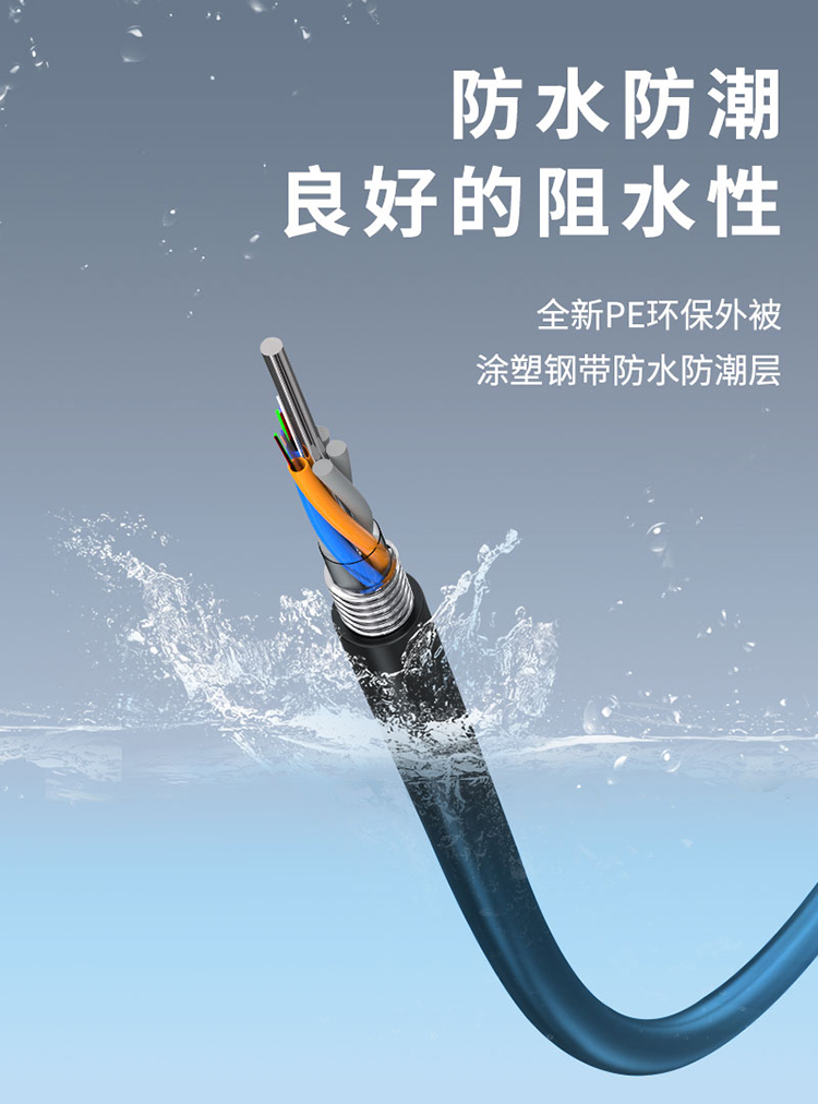 讯浦 GYTS单模4-144芯室外光缆 电信级层绞式光缆光纤线100米、1000米_http://xunpu168.com_所有产品_第7张